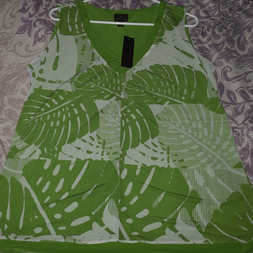 Green Worthington Top